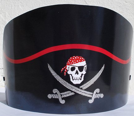 Pirate 2 Card/hat by Janet Maureen Harvey