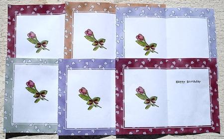 Bumper Value Pack of Pretty A6 Inserts by Janet Maureen Harvey