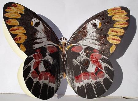 Butterfly Stand Up Card 16 by Janet Maureen Harvey