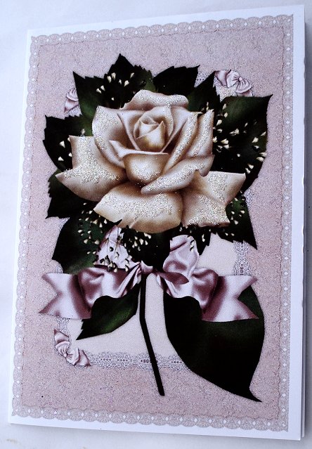 Cream Rose - Print & Fold by Janet Maureen Harvey