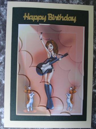 Rockstar Wavey Corner Stacker by Janet Maureen Harvey