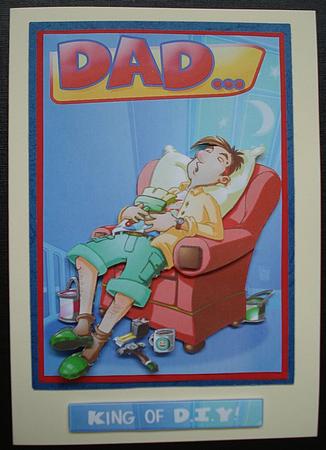 Sleeping DIY Dad. by Janet Maureen Harvey