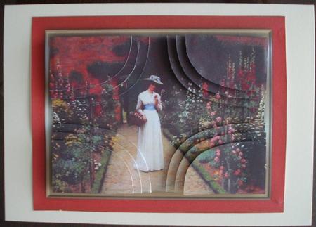 The Flower Garden - New Shape Corner Stacker by Janet Maureen Harvey