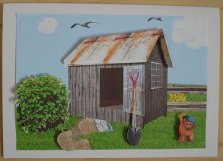 Old Shed by Janet Maureen Harvey