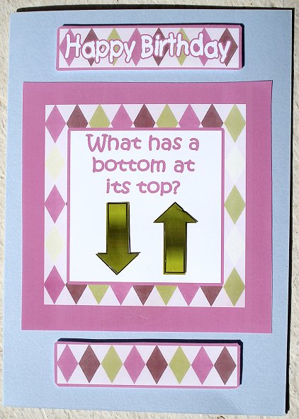 Joke Card 17 by Janet Maureen Harvey