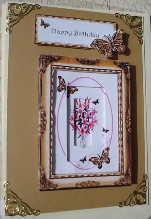 Framed Tunnel of Flowers with Butterfly Detail Featured Gallery Photo
