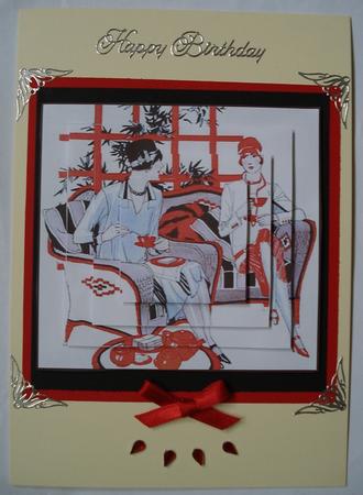 1920s Ladies Chit Chat by Janet Maureen Harvey