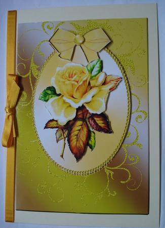 Golden Pearls and Roses by Janet Maureen Harvey