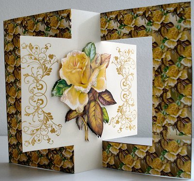 Yellow Rose Swing by Janet Maureen Harvey