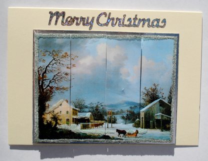 Winter Snowland - Side Stacker Topper by Janet Maureen Harvey