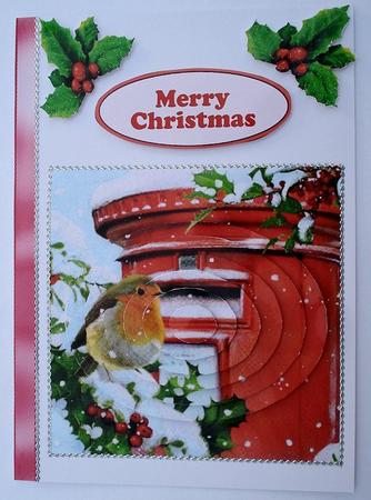 Little Robin Red Breast,oval Pyramids by Janet Maureen Harvey