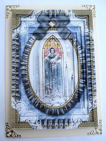 Religious Window Card Topper A4 Tunnel Kit by Janet Maureen Harvey