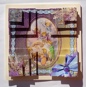 Guardian Angels 4 Corner Stacker Card Front by Janet Maureen Harvey
