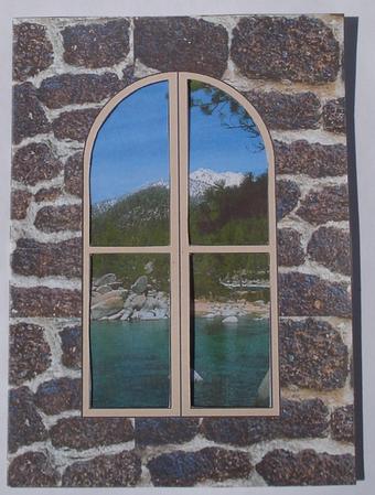 The View from My Window - Blue Lake by Janet Maureen Harvey
