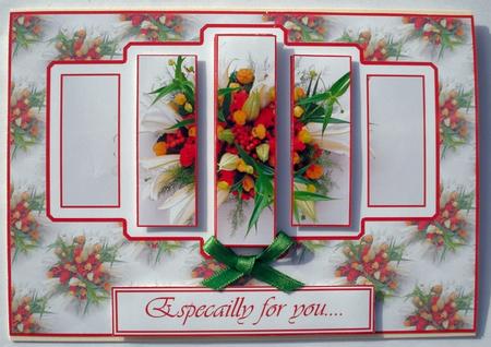 Gorgeous Floral Display Panel Card Sheet by Janet Maureen Harvey