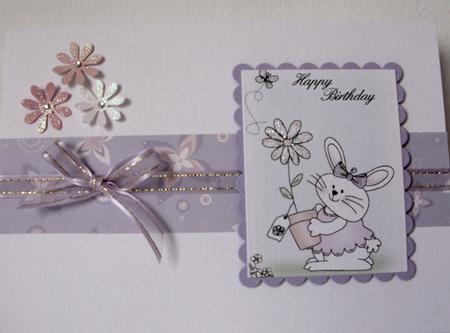 A4 Little Bunny - Birthday by Janet Savage