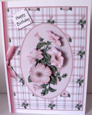 Coral Pink Petunias by Janet Savage