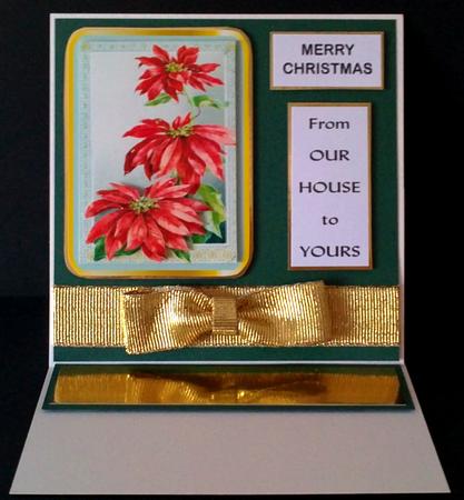 Christmas Poinsettia Pyramid by Janet Savage