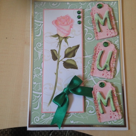 Mum Tags with a Rose by J Stocks