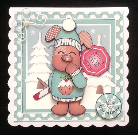Santa Stop Here Henry Mini Ki by Janet Roberts