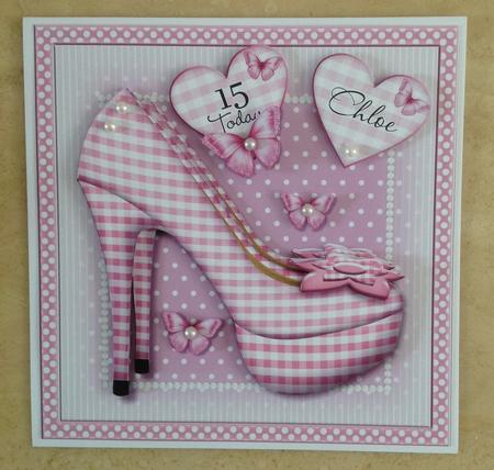 Pink Gingham Shoes Mini Kit by Janet Roberts