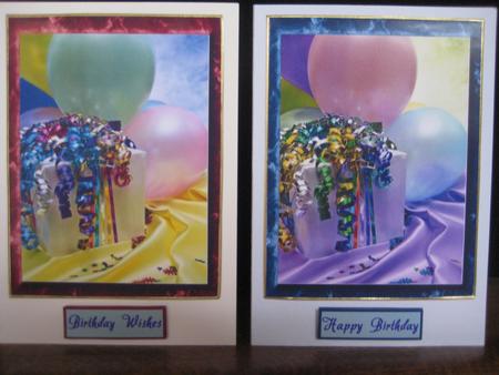 Birthday Balloon Quick Cards by Janette Ellison