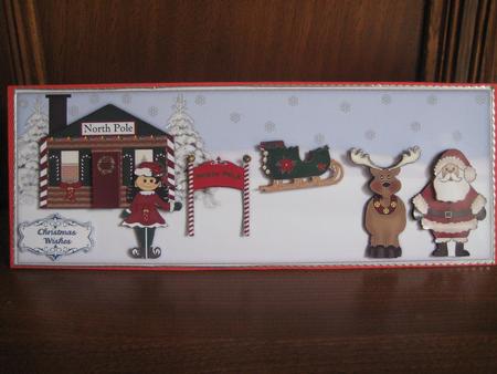 It's the North Pole! - Step by Step Card Front by Janette Ellison