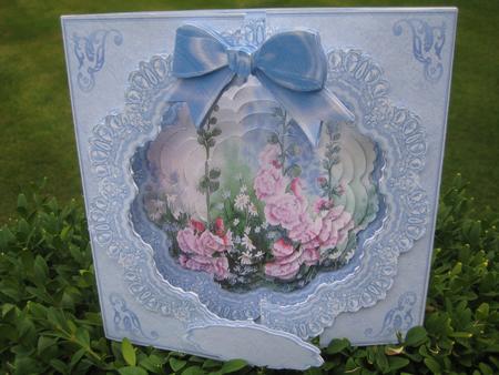 Open Fronts 7x7" Gatefold Card Kit - Cottage Garden by Janette Ellison