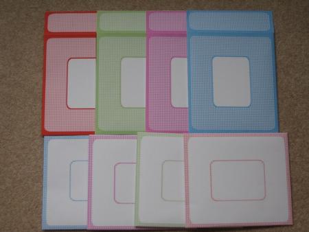 Gingham Envelope Kit by Janette Ellison