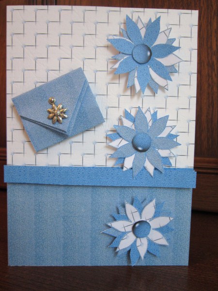 Mini Envelope Card - Geometric by Janette Ellison