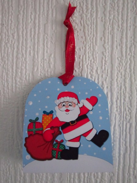 3D Xmas Santa's Sack Treat or Favour Box Mini Kit by Janette Ellison