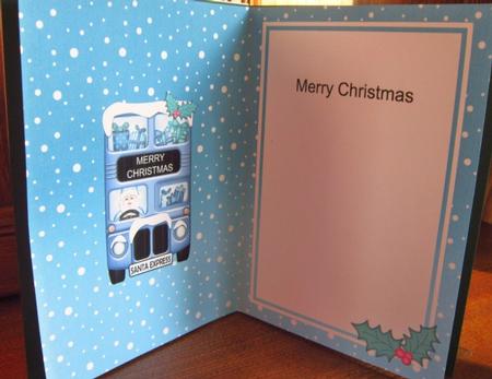 Xmas Santa Express A5 Merry Christmas Matching A5 Insert by Janette Ellison