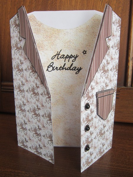 Chocolate Box Jacket Card Blank 3 by Janette Ellison