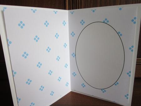 White with Blue Spots Insert 2 by Janette Ellison