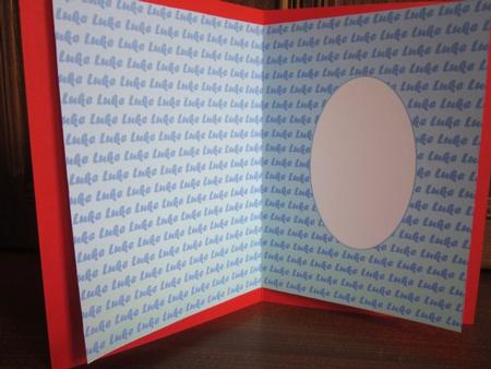 Luke Text Background Sheet in Blue by Janette Ellison