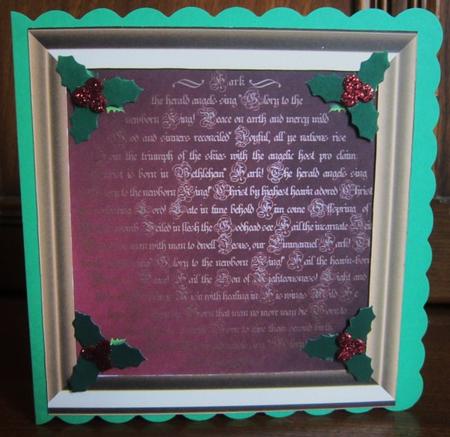 Hark the Herald Angels Sing - Red by Janette Ellison