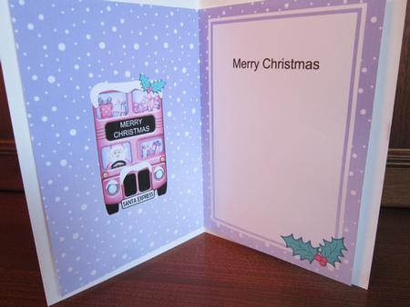 Xmas Santa Express A5 Merry Christmas Matching A5 Insert by Janette Ellison
