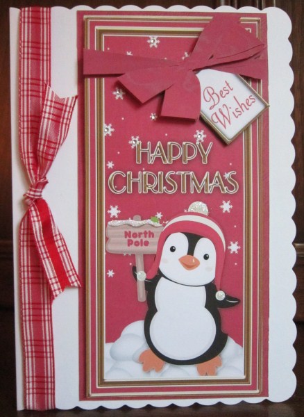 Red Penguin Happy Christmas Dl Topdown Step by Step by Janette Ellison