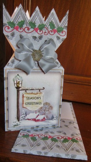 Pub Sign Cracker Card & Envelope Mini Kit by Janette Ellison