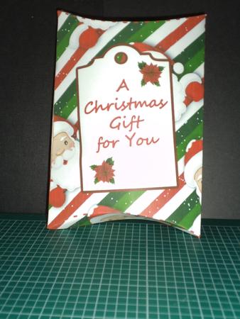 Christmas Gift Pillow Box by Jan Fisher