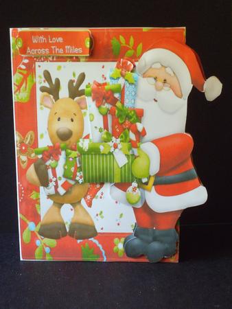 Over the Edge Santa by Jan Fisher