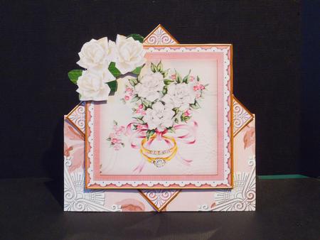 Wedding Rings Rose Diamond Card Mini Kit by Jan Fisher