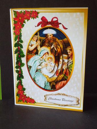 Beautiful Christmas Nativity Scene ( Pyramarge) by Jan Fisher