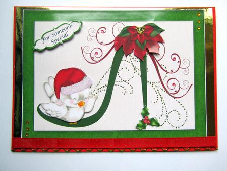 Christmas Tweet Shoe by Janice Saunders