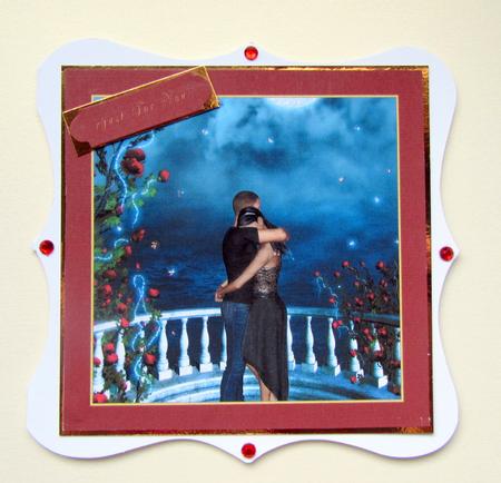 Beautiful Couple Card Topper by Janice Saunders