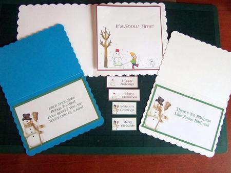 Christmas Inserts & Tags & Verses Qick & Easy by Janice Saunders