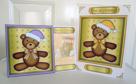 Baby First Christmas Toppers 2 by Janice Saunders