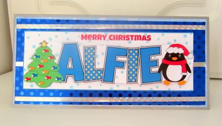Eddie the Penguin Alfie Large Dl by Janice Saunders