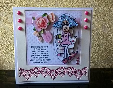 8x8 Stella Thinks About Her Youth Mini Kit by Janice Saunders