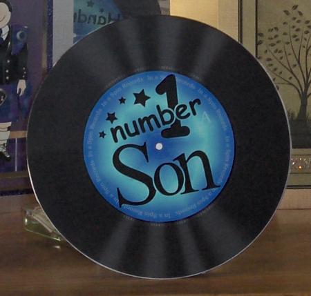 Number 1 Son Record Rock N Roll Kit, Envelope and Insert by Janice Thomson